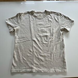 Buck Mason Field Spec Heavy Weight Short Sleeve Tee in Heather Oat